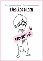 Jag lär mig skriva - Tema personlig hygien (24 sidor)