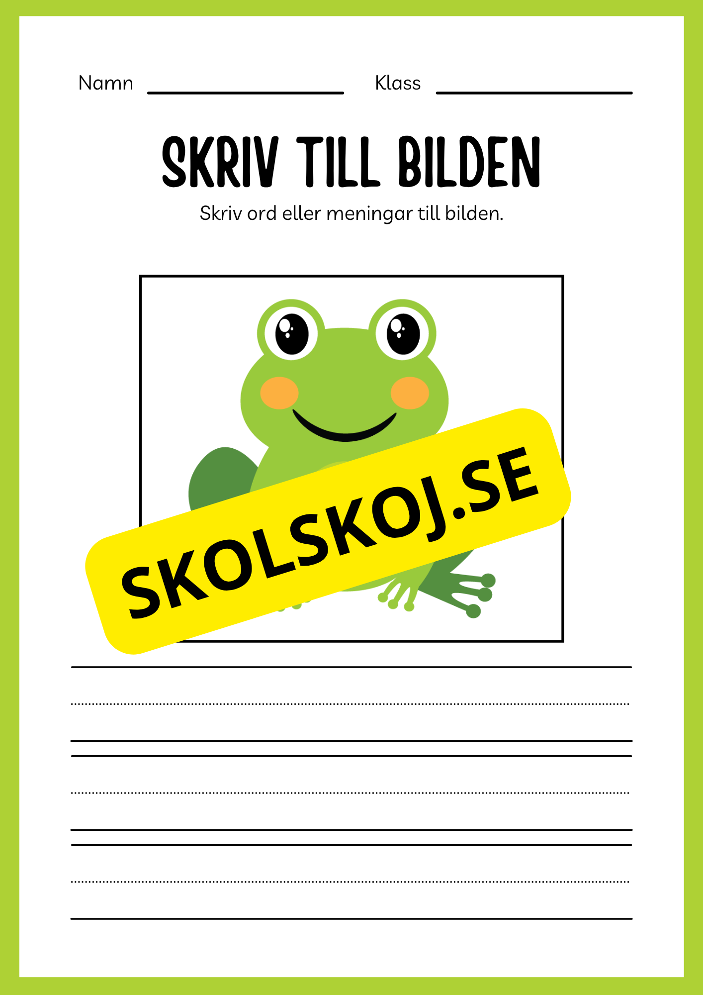 Jag lär mig skriva - Tema djur (33 sidor)