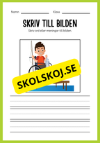 Jag lär mig skriva - Tema djur (33 sidor)