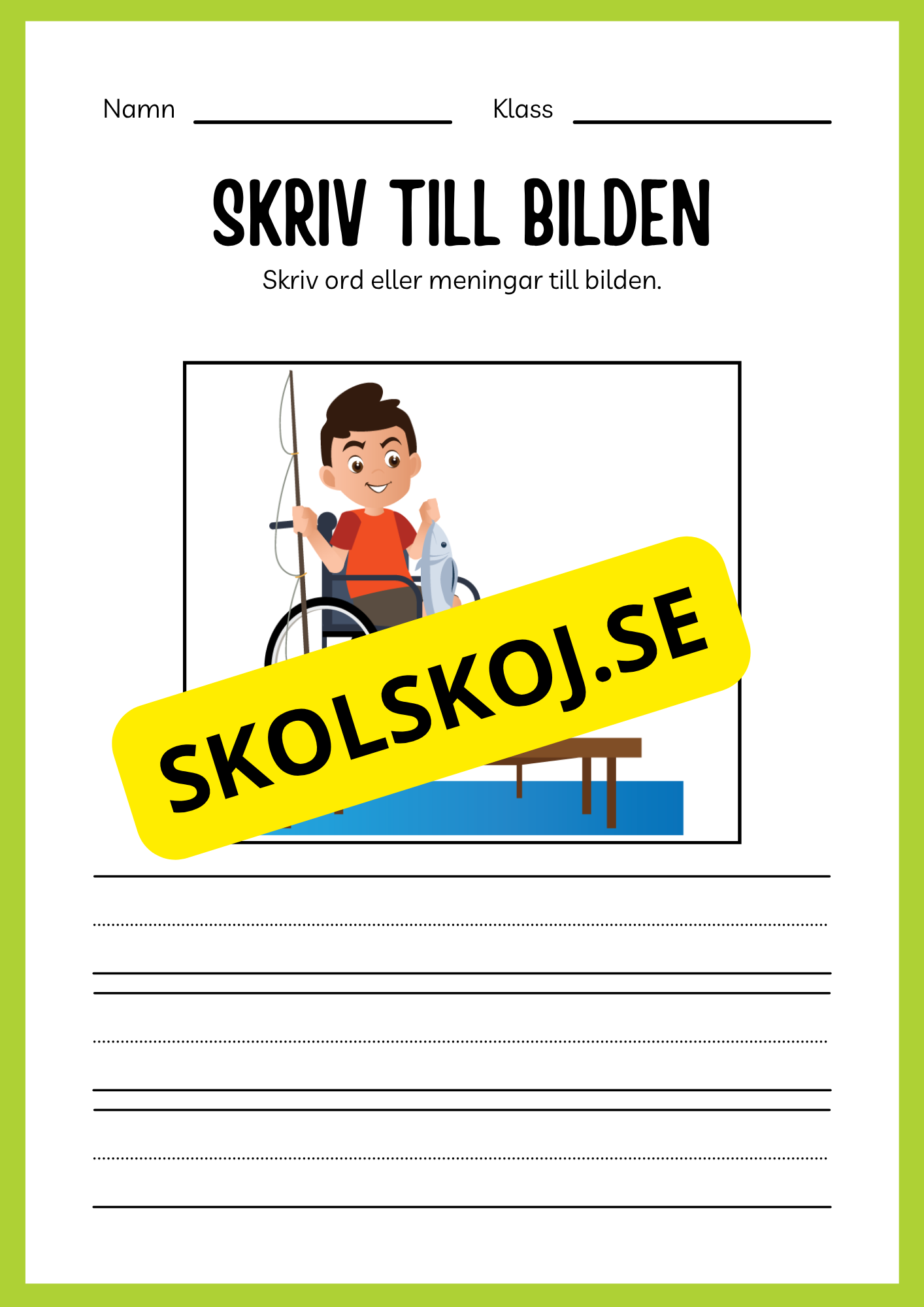 Jag lär mig skriva - Tema djur (33 sidor)