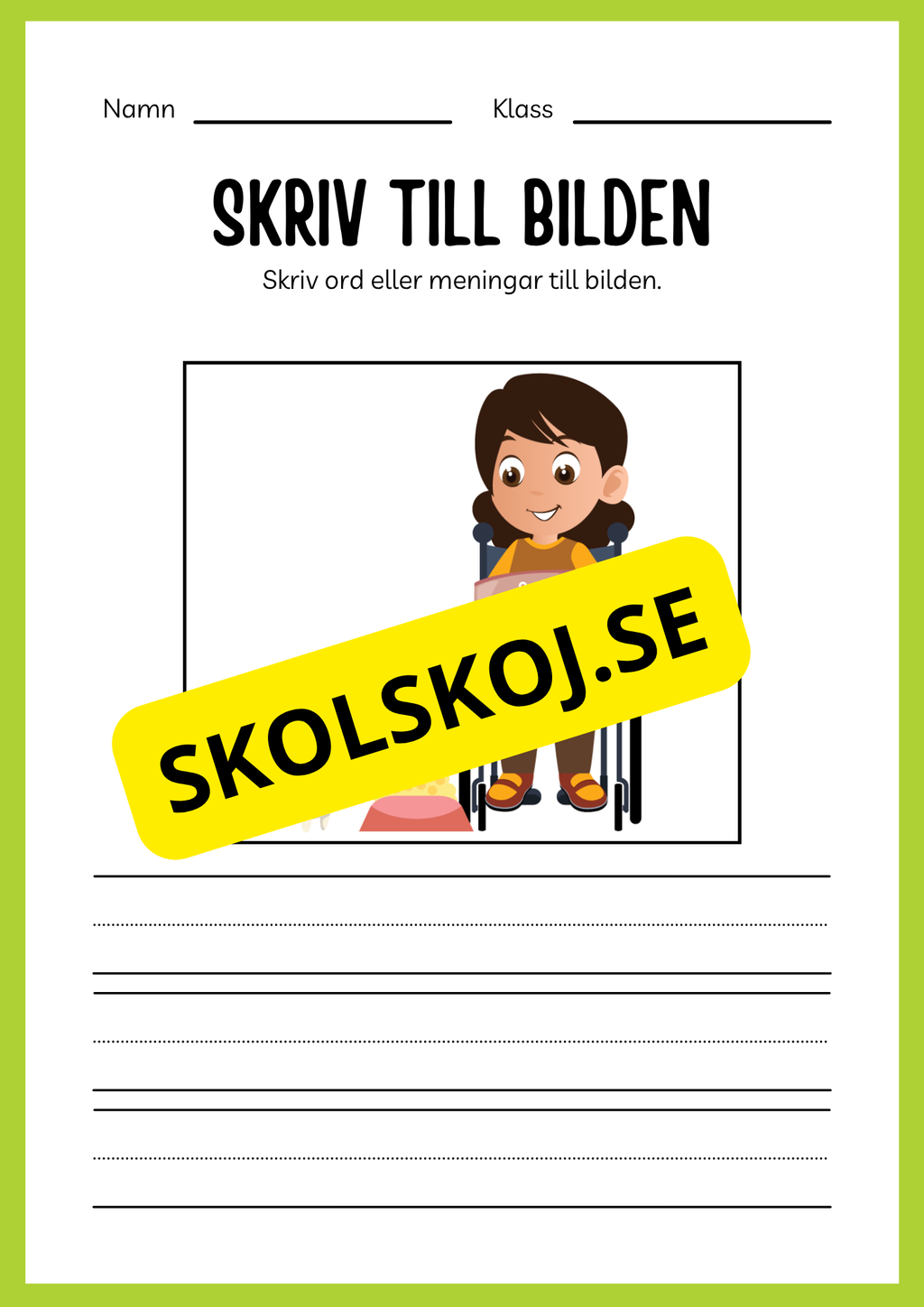 Jag lär mig skriva - Tema djur (33 sidor)