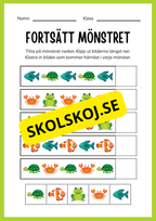 Jag lär mig skriva - Tema djur (33 sidor)