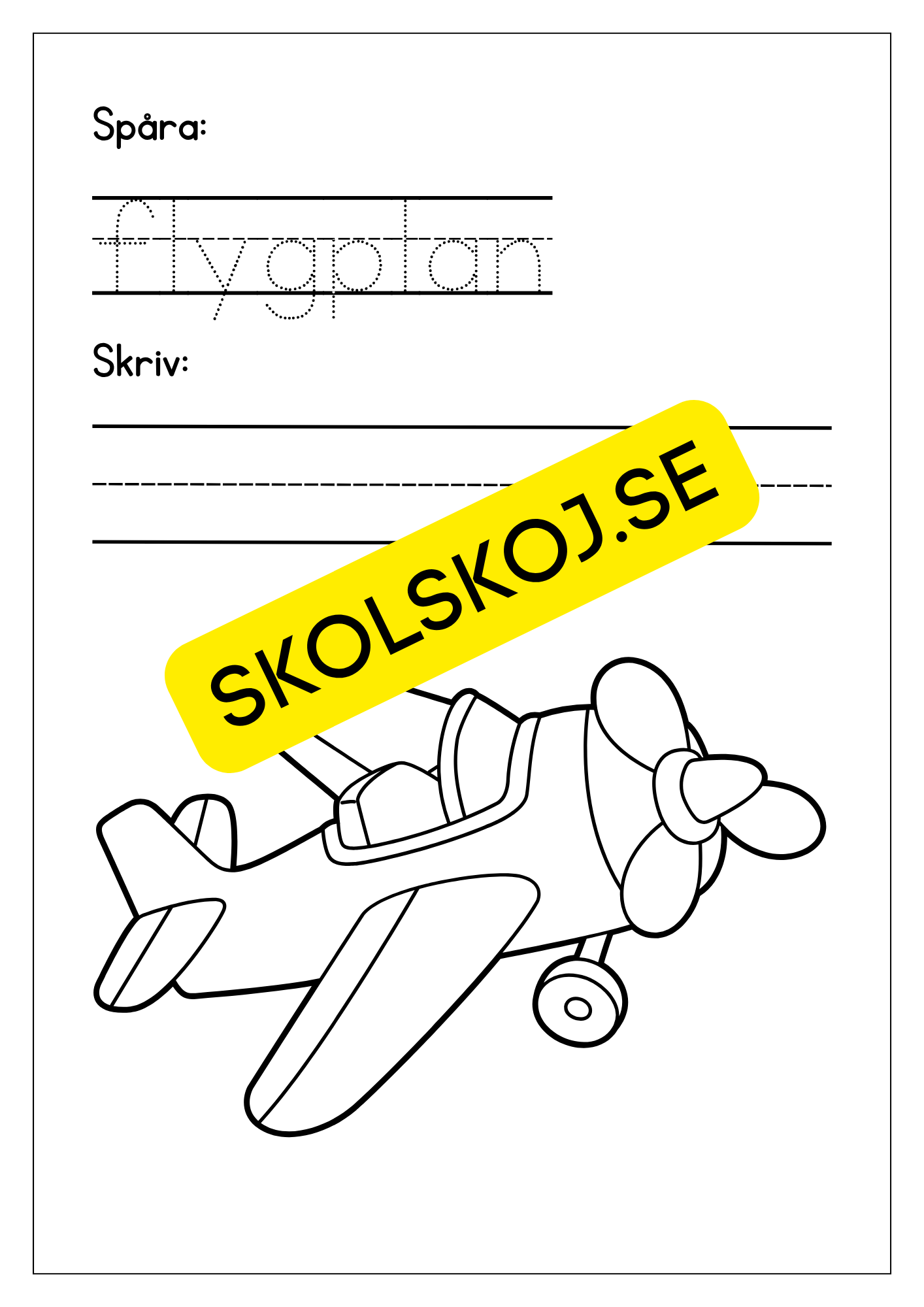 Jag lar mig skriva tema fordon