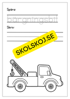 Jag lar mig skriva tema fordon