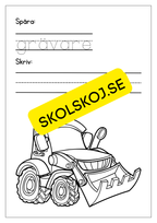 Jag lar mig skriva tema fordon