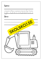 Jag lar mig skriva tema fordon