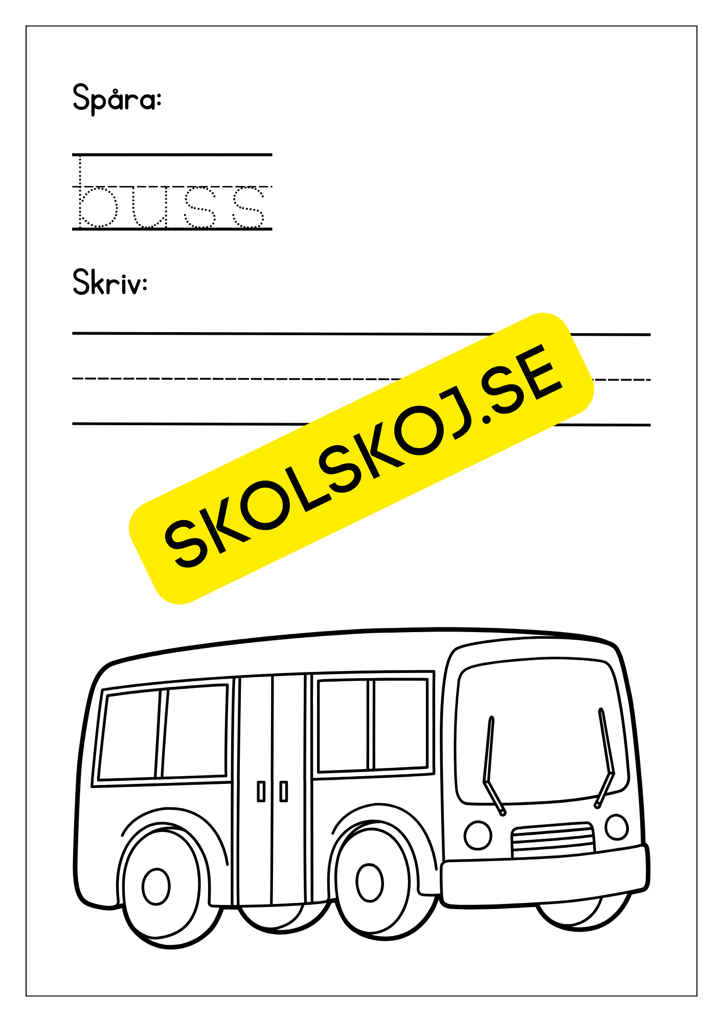 Jag lar mig skriva tema fordon