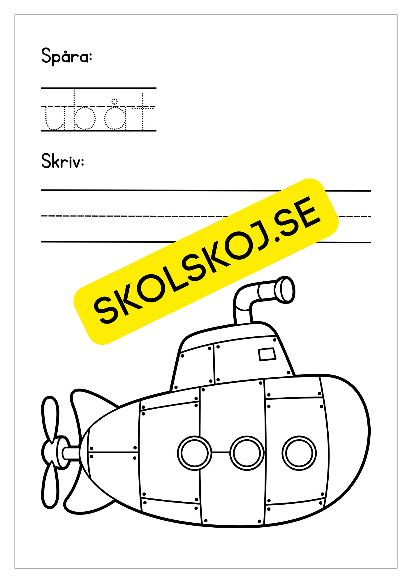 Jag lar mig skriva tema fordon