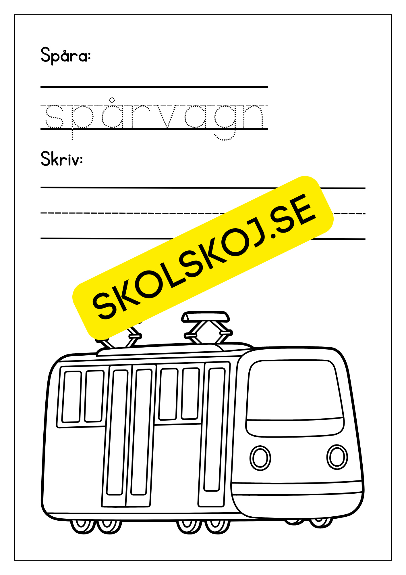 Jag lar mig skriva tema fordon