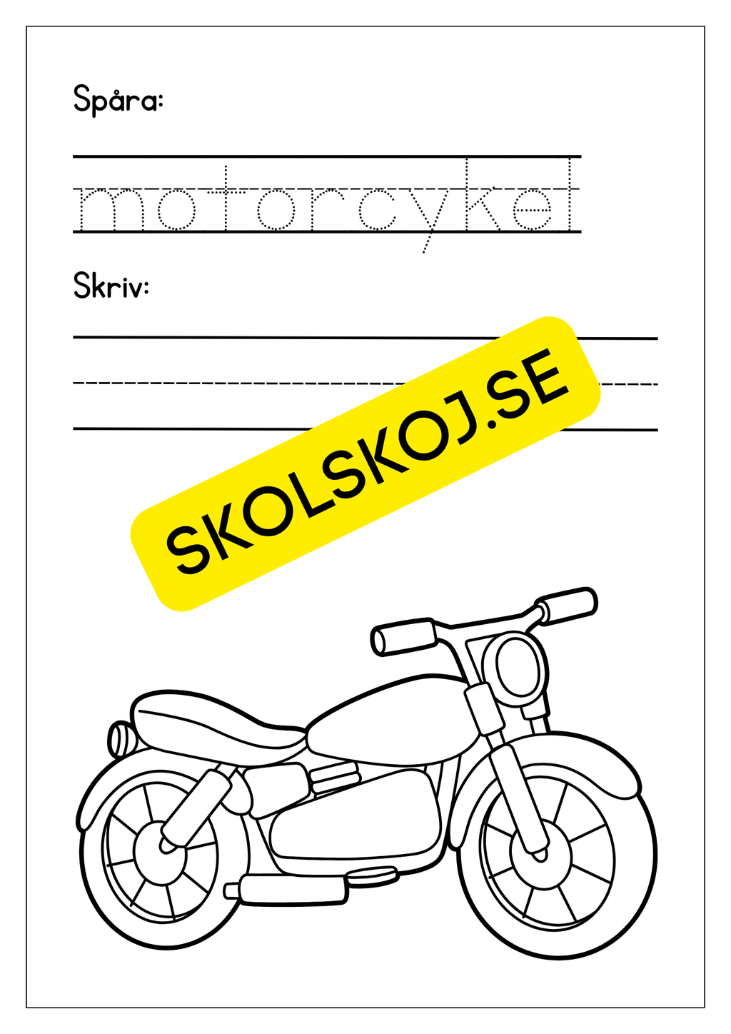 Jag lar mig skriva tema fordon
