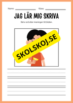 Jag lär mig skriva - Tema frukter (23 sidor)