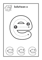 Jag spårar alfabetet - A4 Posters