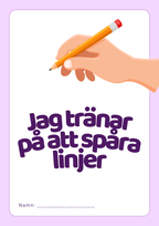 Jag tränar på att spåra linjer- Häfte