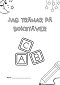 Jag tränar på bokstäver