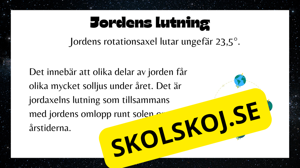Jorden, solen och månen