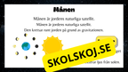 Jorden, solen och månen