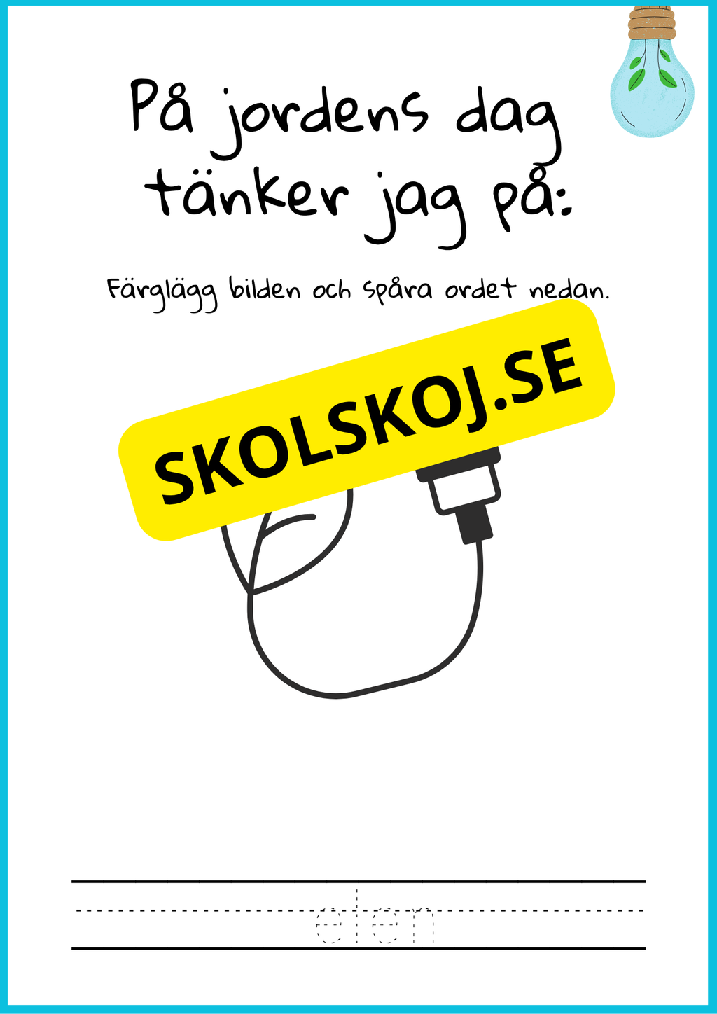 Jordens dag - Aktivitetsbok