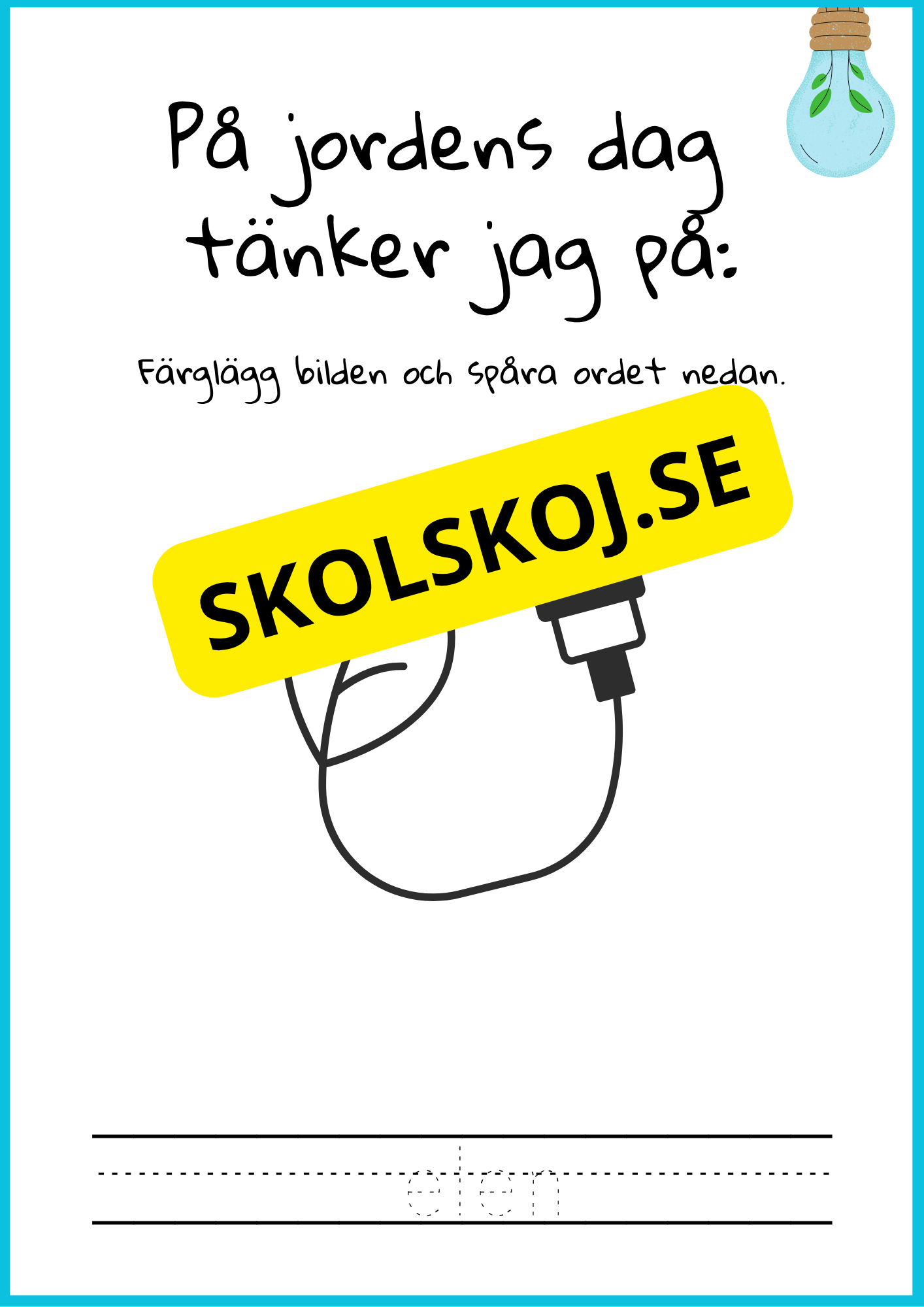 Jordens dag - Aktivitetsbok
