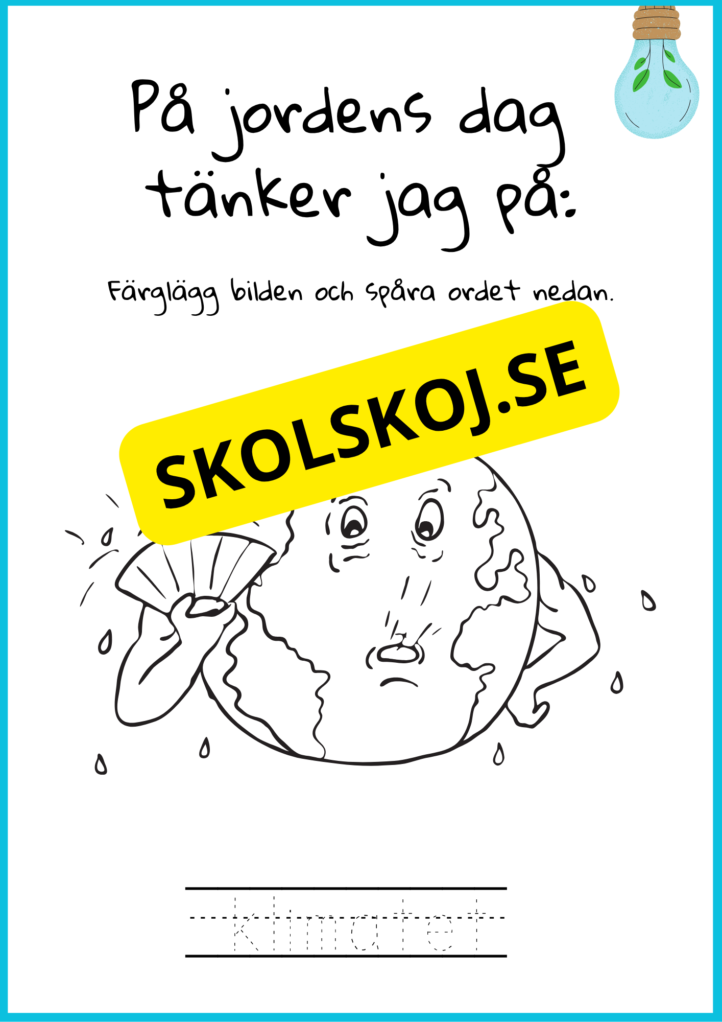 Jordens dag - Aktivitetsbok