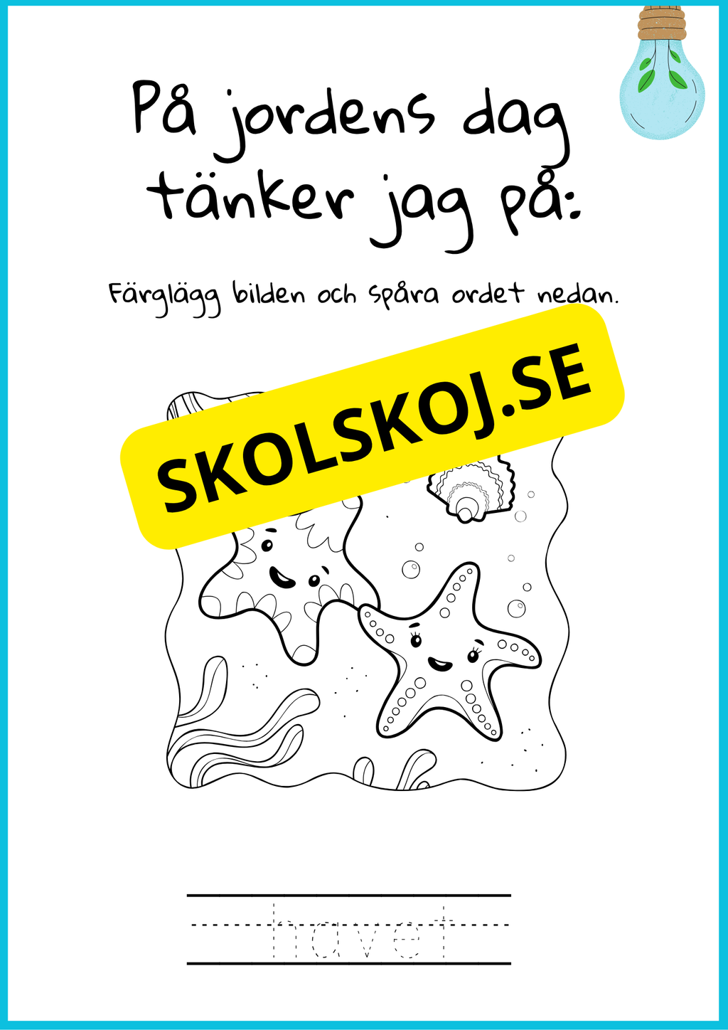 Jordens dag - Aktivitetsbok