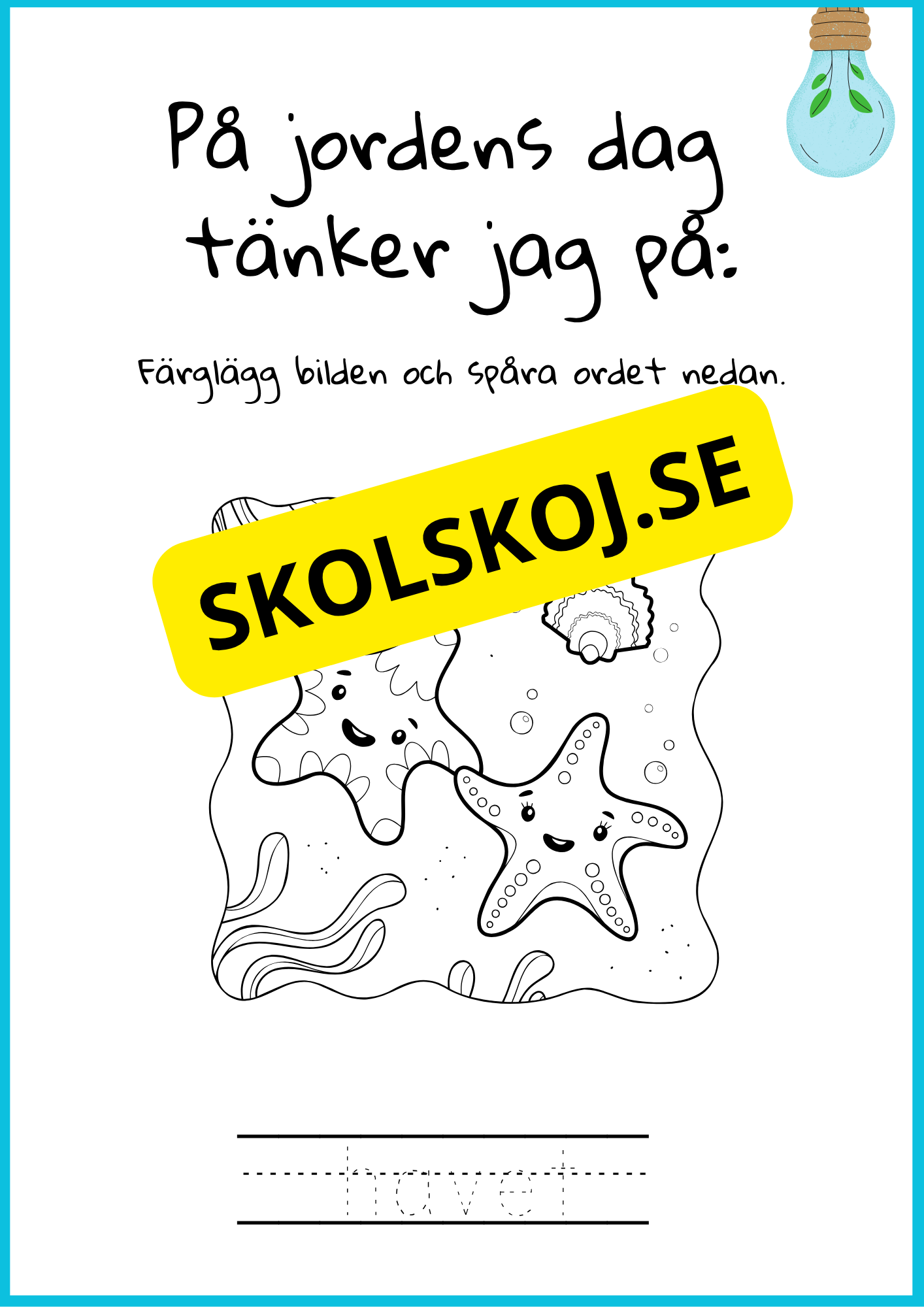 Jordens dag - Aktivitetsbok