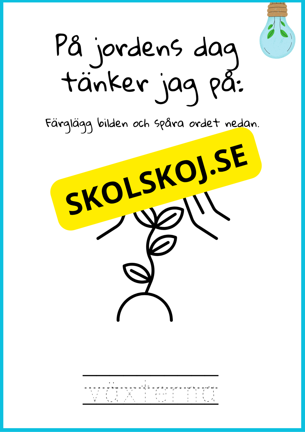 Jordens dag - Aktivitetsbok