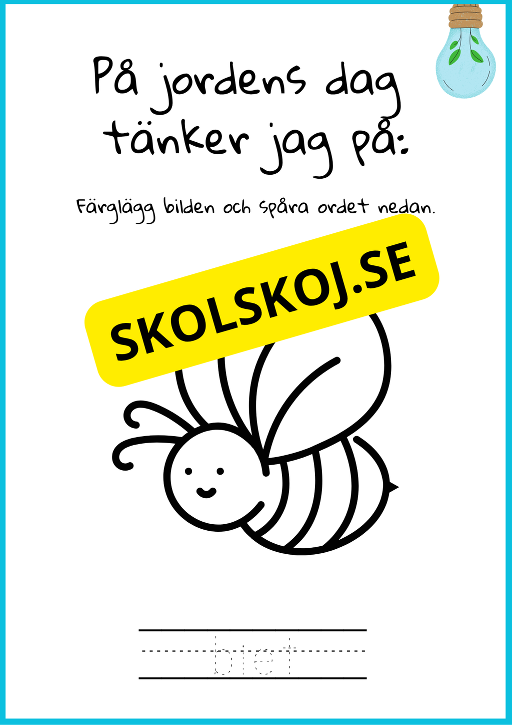 Jordens dag - Aktivitetsbok