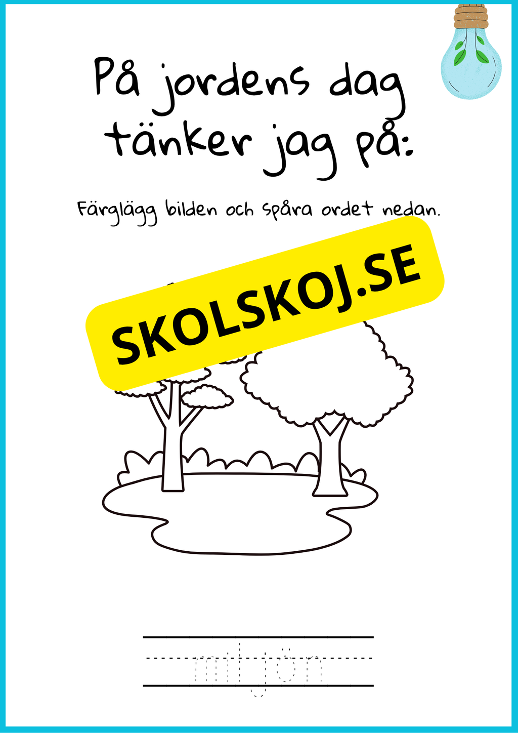 Jordens dag - Aktivitetsbok