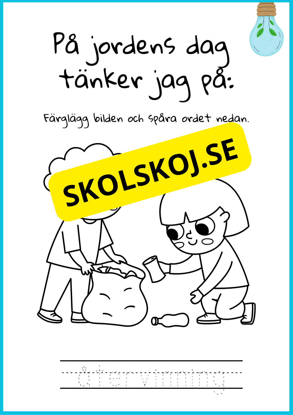 Jordens dag - Aktivitetsbok