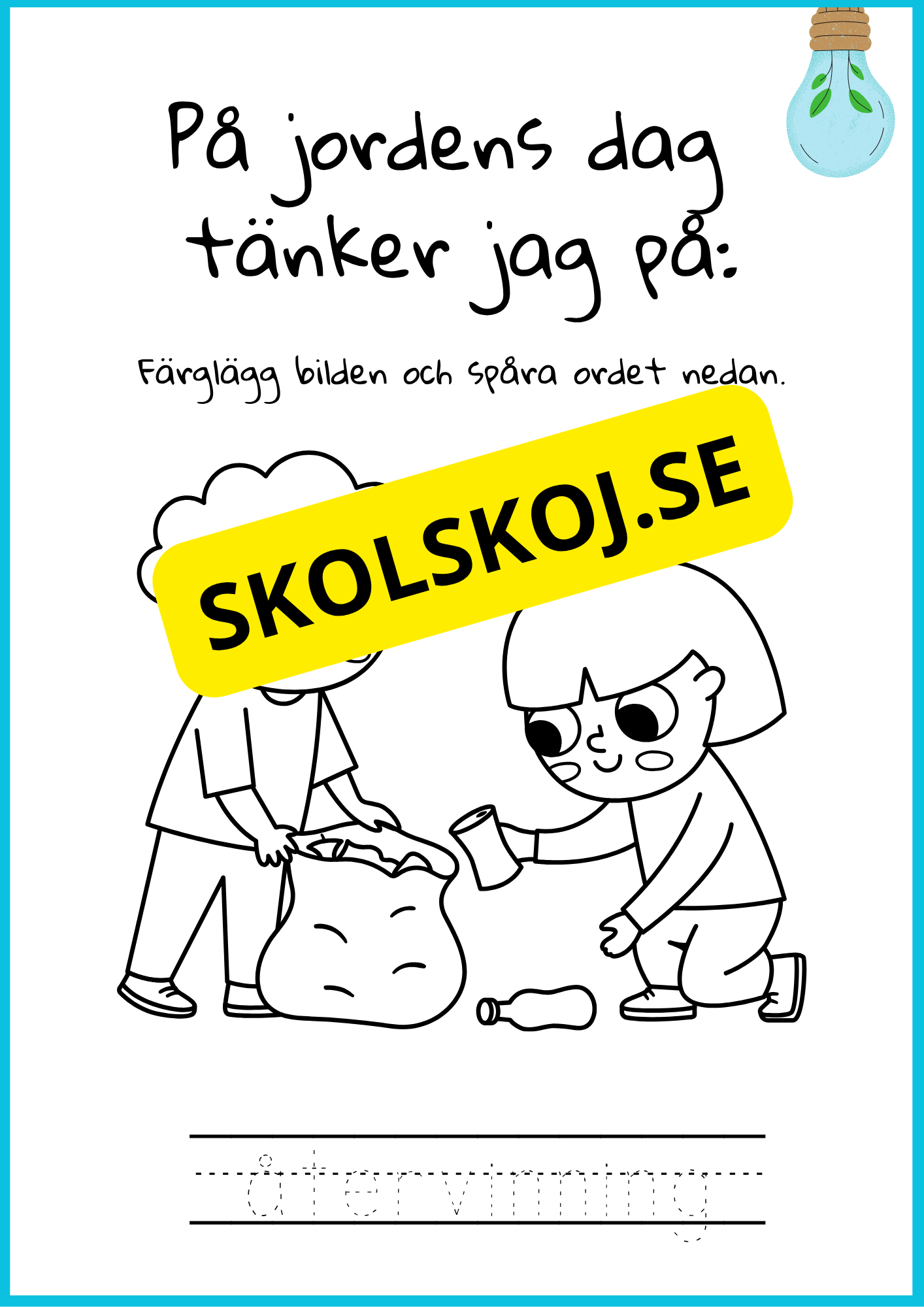 Jordens dag - Aktivitetsbok