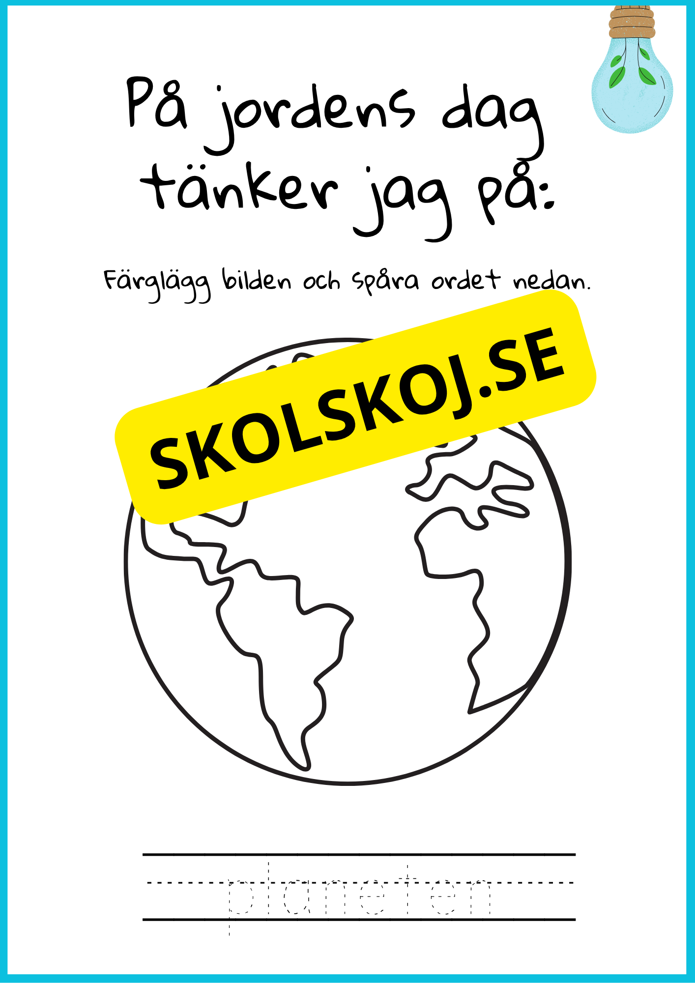 Jordens dag - Aktivitetsbok