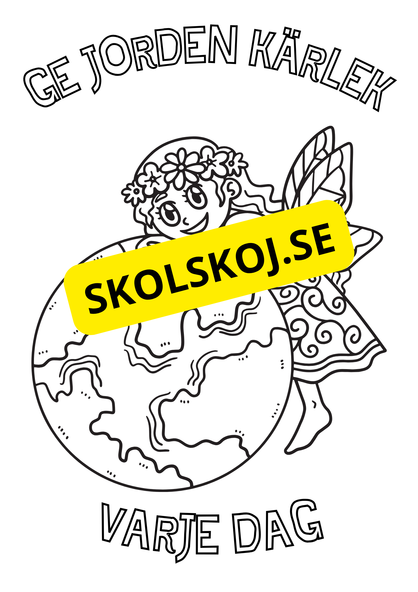 Jordens dag målarbilder