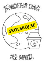 Jordens dag målarbilder