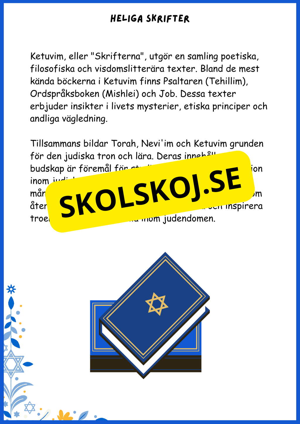 Judendomen - Tro, historia och traditioner