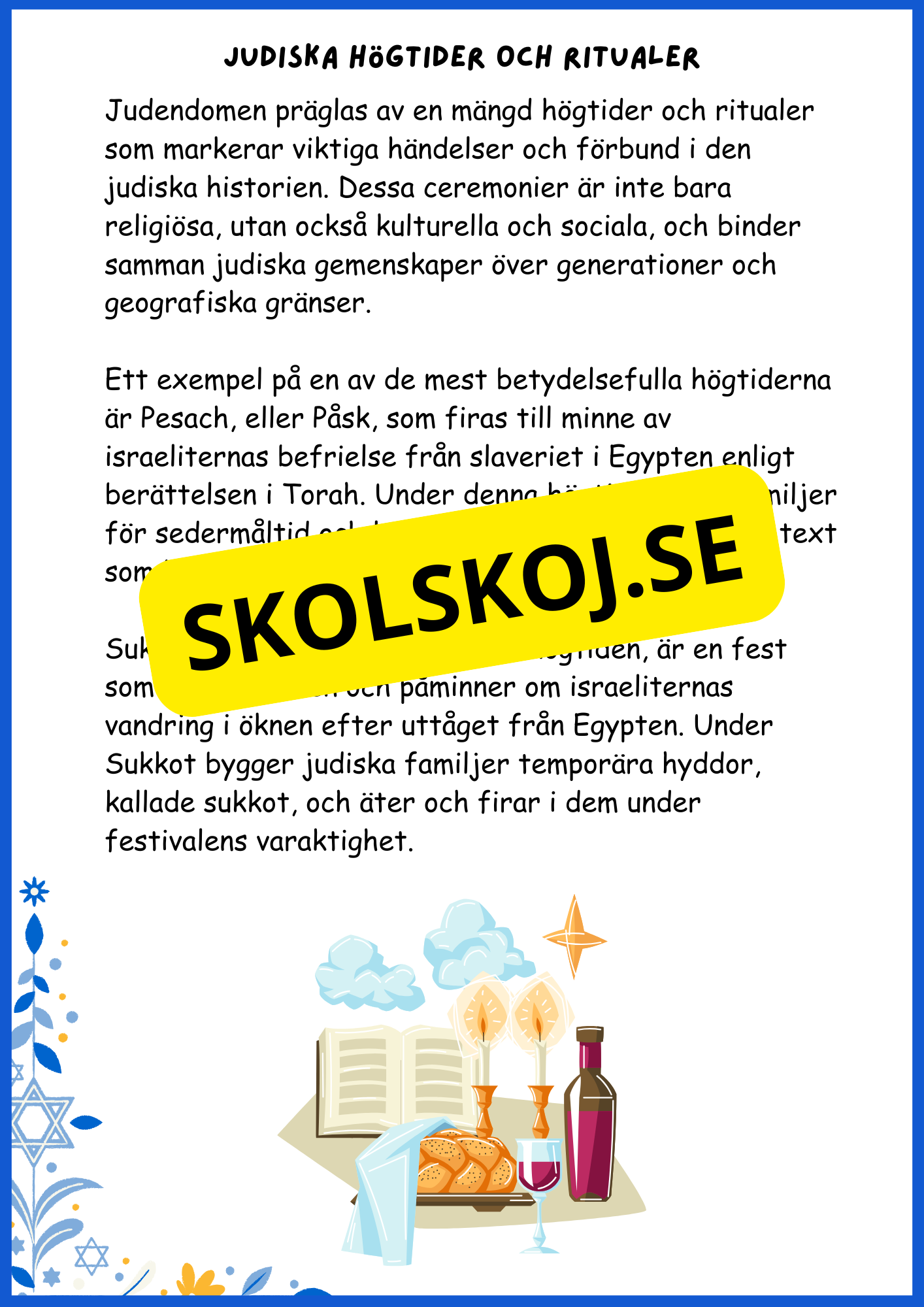 Judendomen - Tro, historia och traditioner