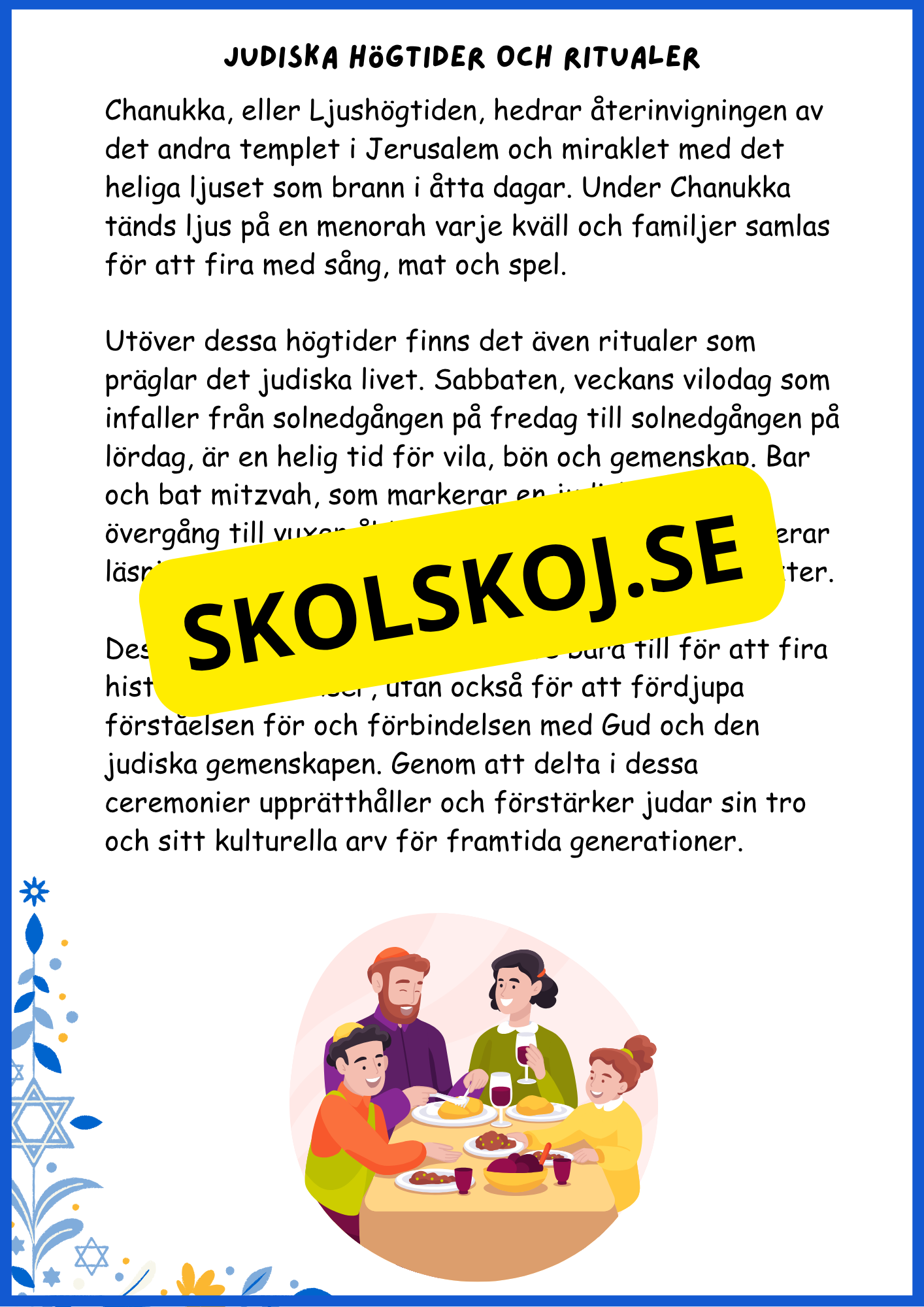 Judendomen - Tro, historia och traditioner
