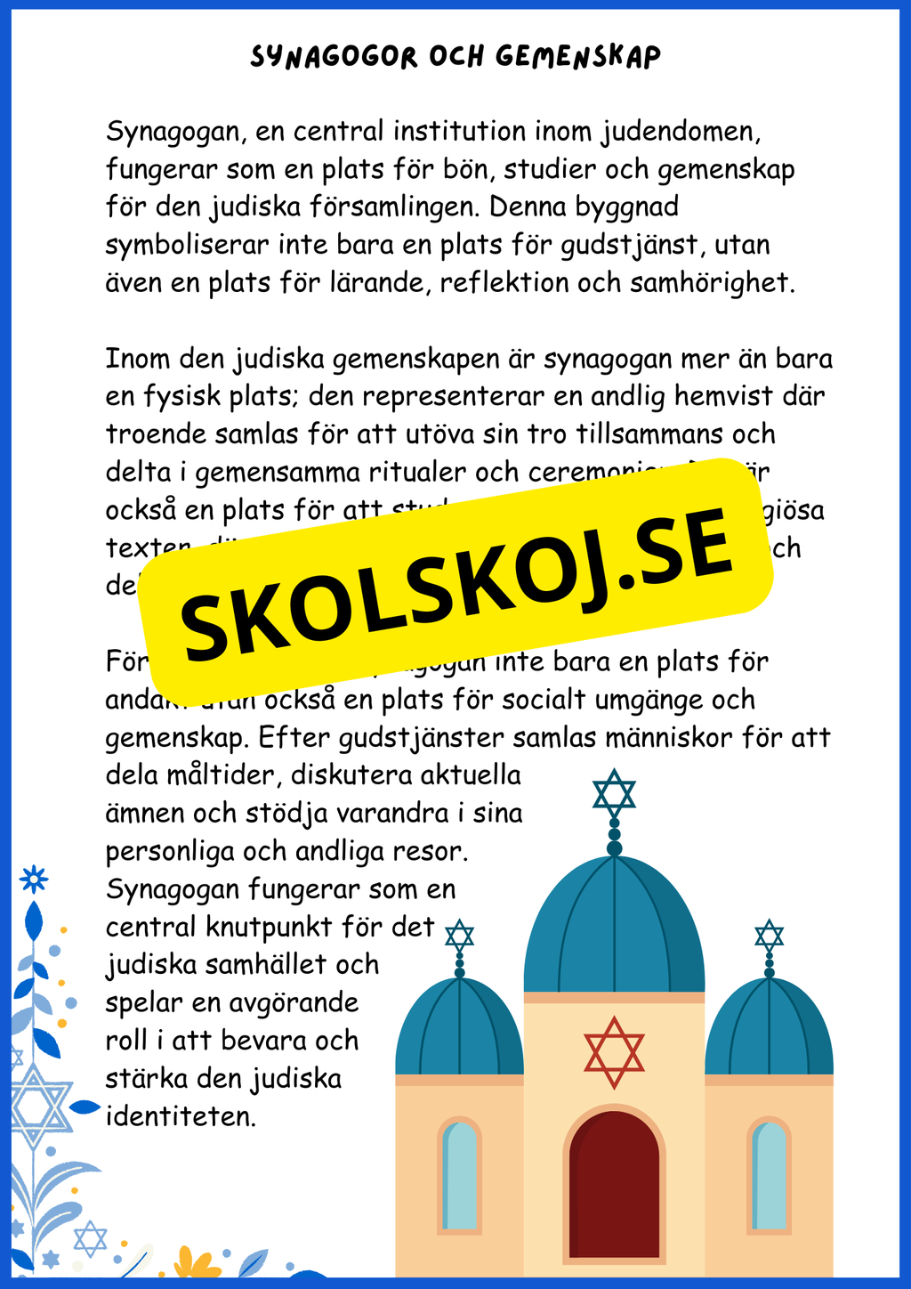 Judendomen - Tro, historia och traditioner