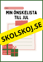 Julens skrivuppgifter