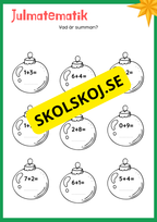 Julmatematik - Addition och subtraktion