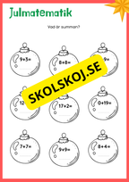 Julmatematik - Addition och subtraktion