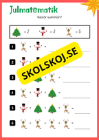Julmatematik - Addition och subtraktion