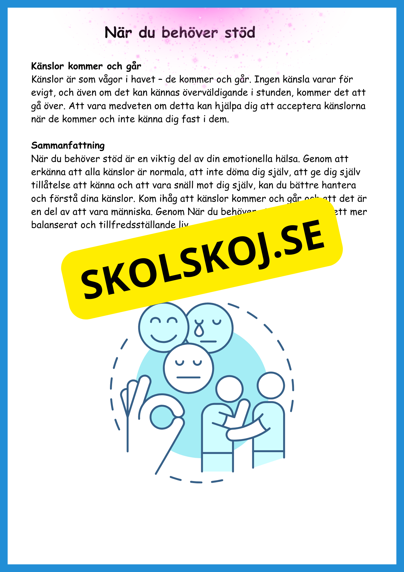 Känslor: Hur du som barn kan förstå och hantera dina känslor