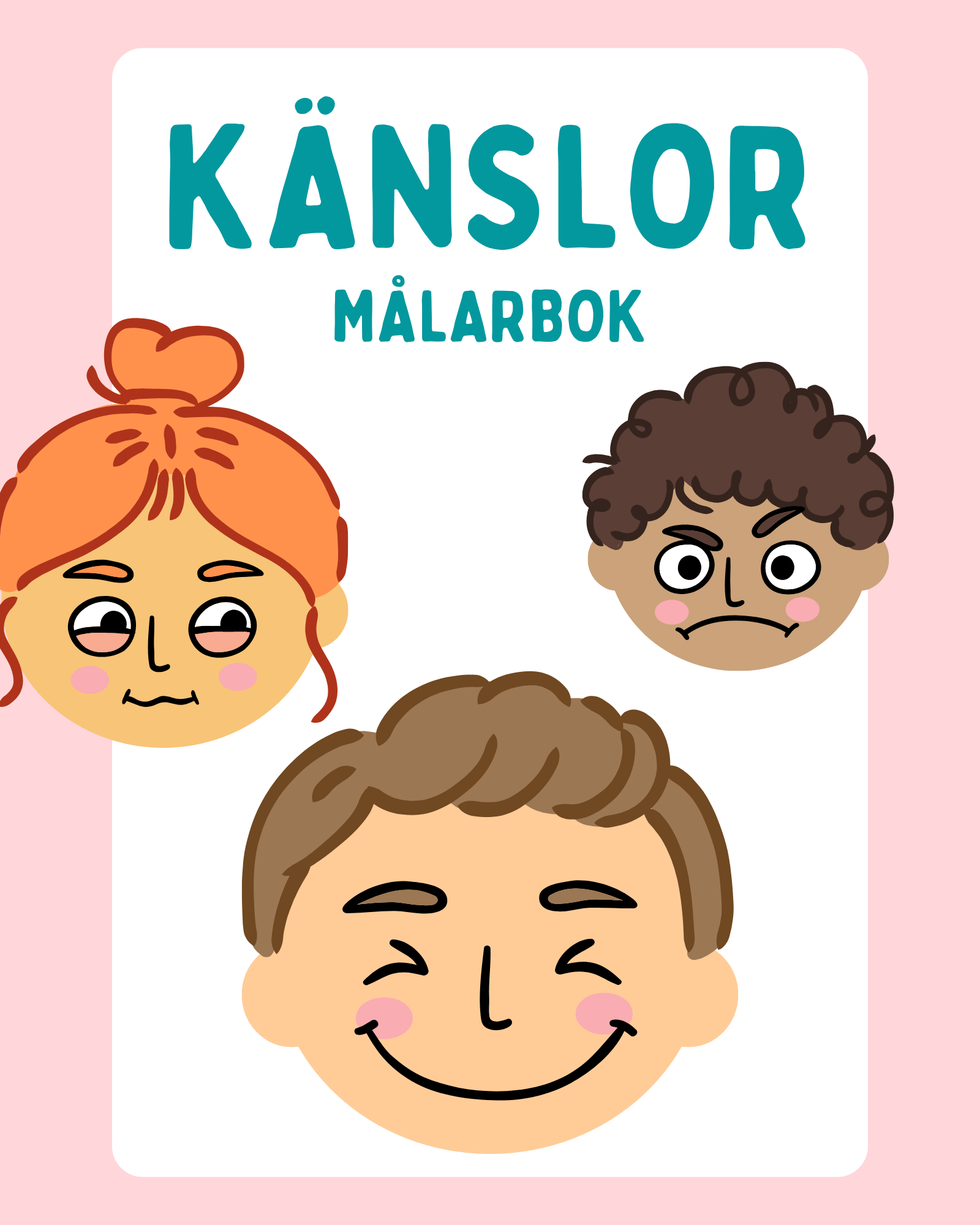 Känslor målarbok