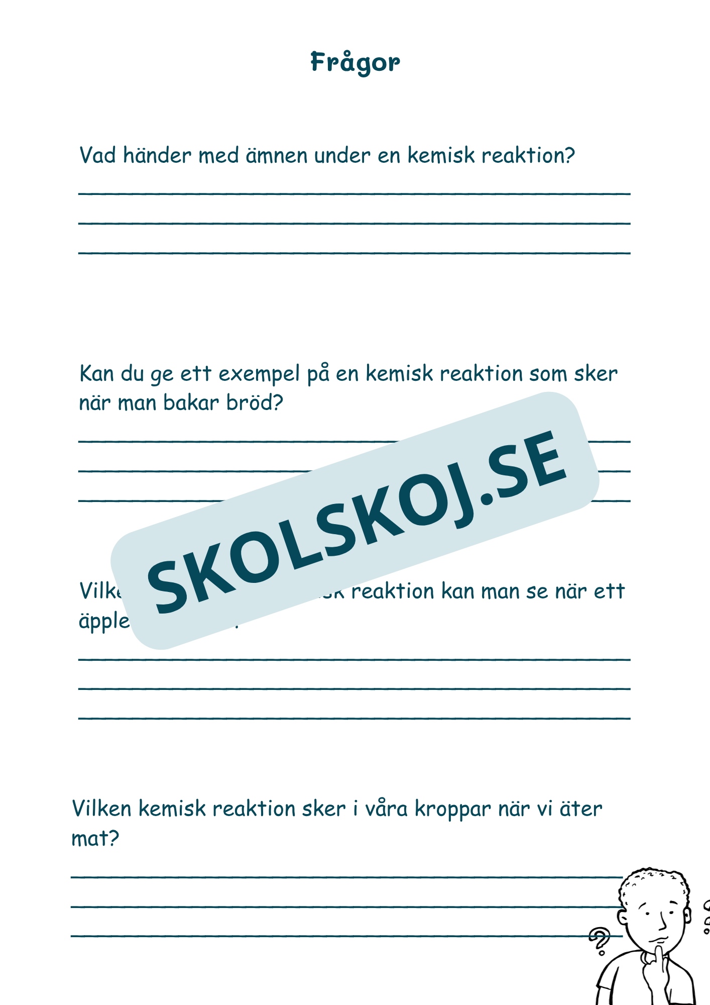 Kemi i vardagen - Årskurs 4 - 6 (22 sidor)