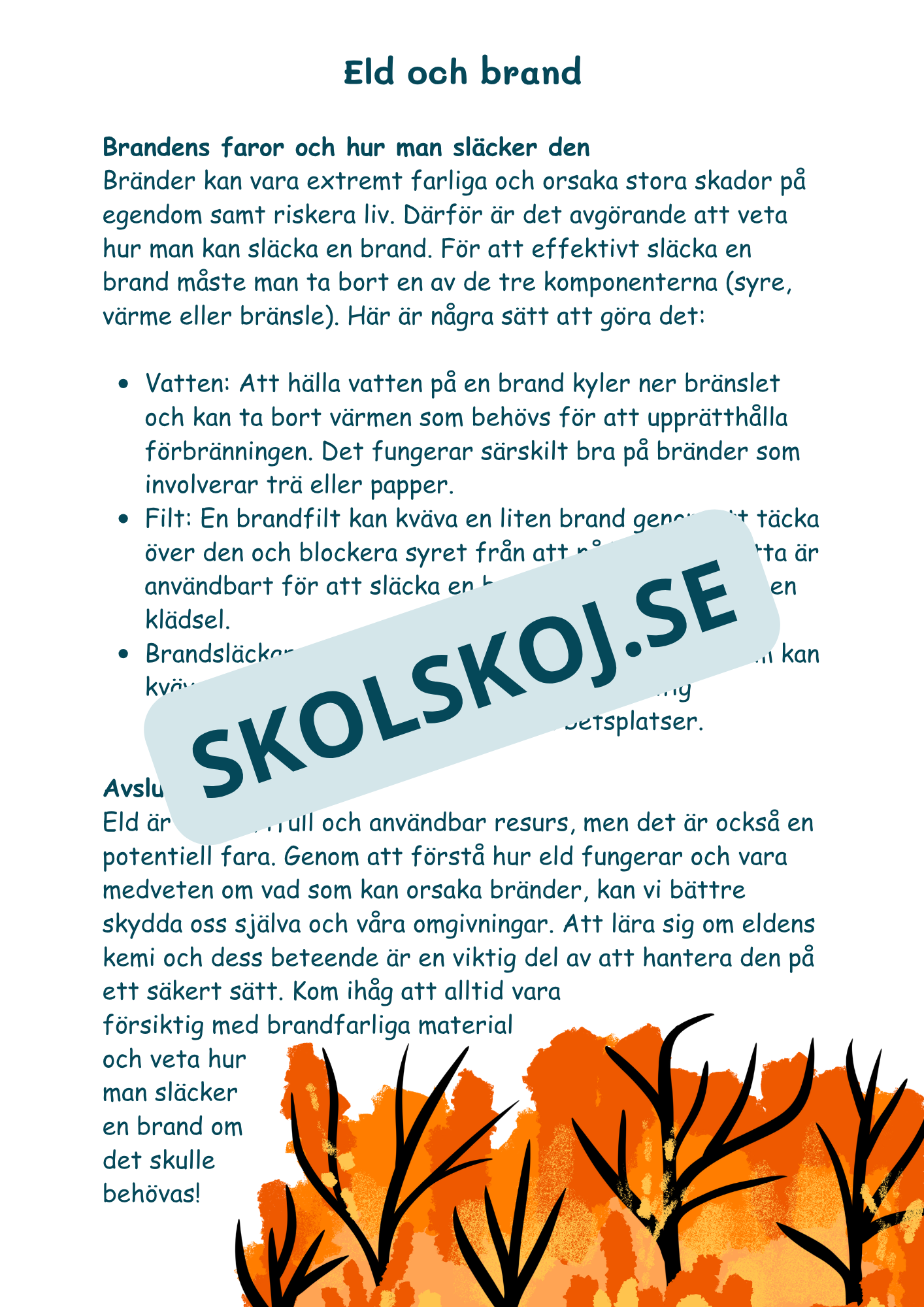 Kemi i vardagen - Årskurs 4 - 6 (22 sidor)