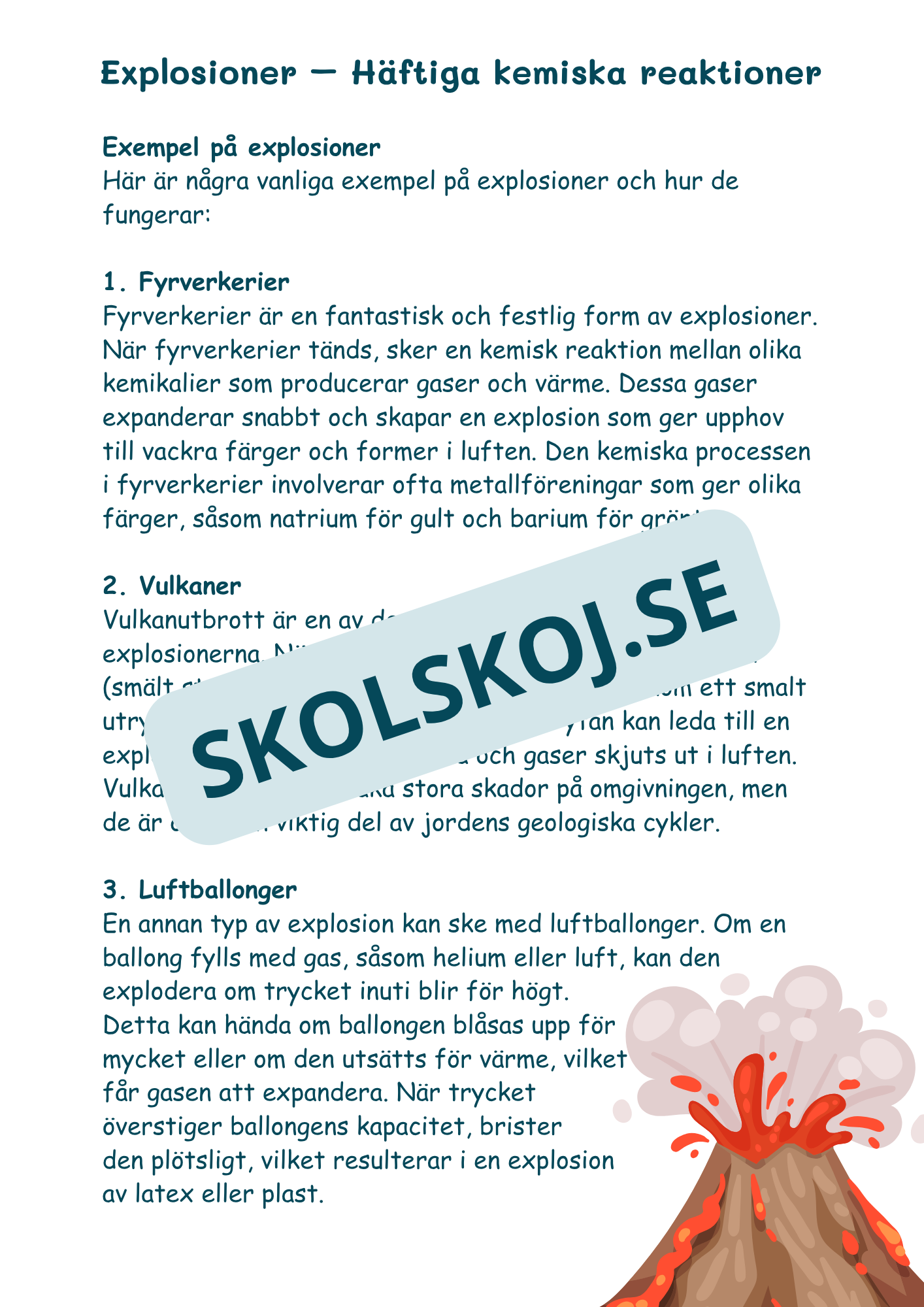 Kemi i vardagen - Årskurs 4 - 6 (22 sidor)