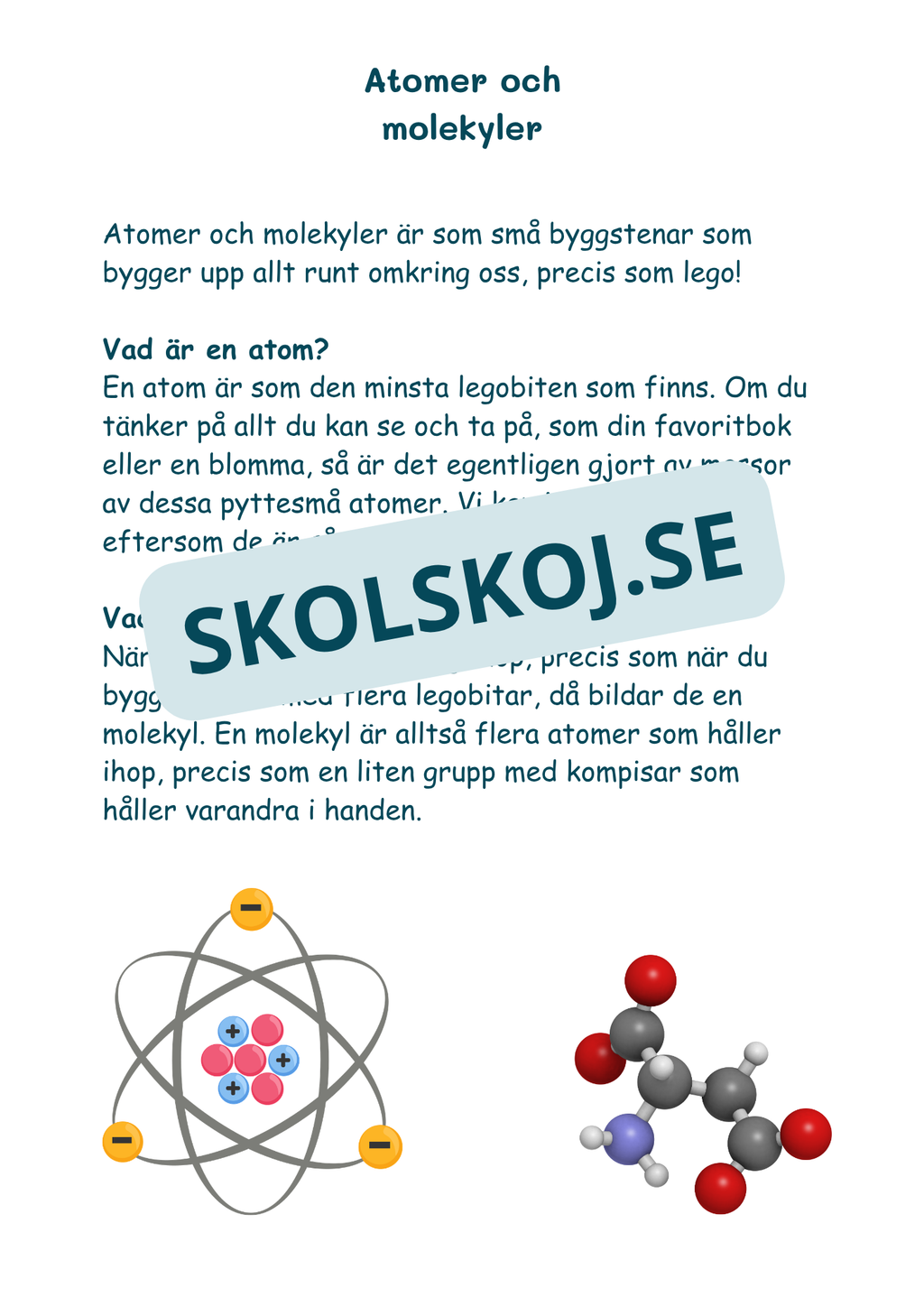 Kemi läran om världens små byggstenar - Enskild firma