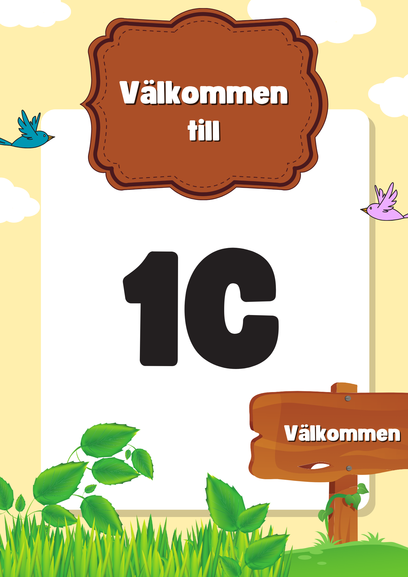 Skyltar till klassrummet- FK - ÅK 6