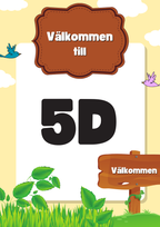 Skyltar till klassrummet- FK - ÅK 6