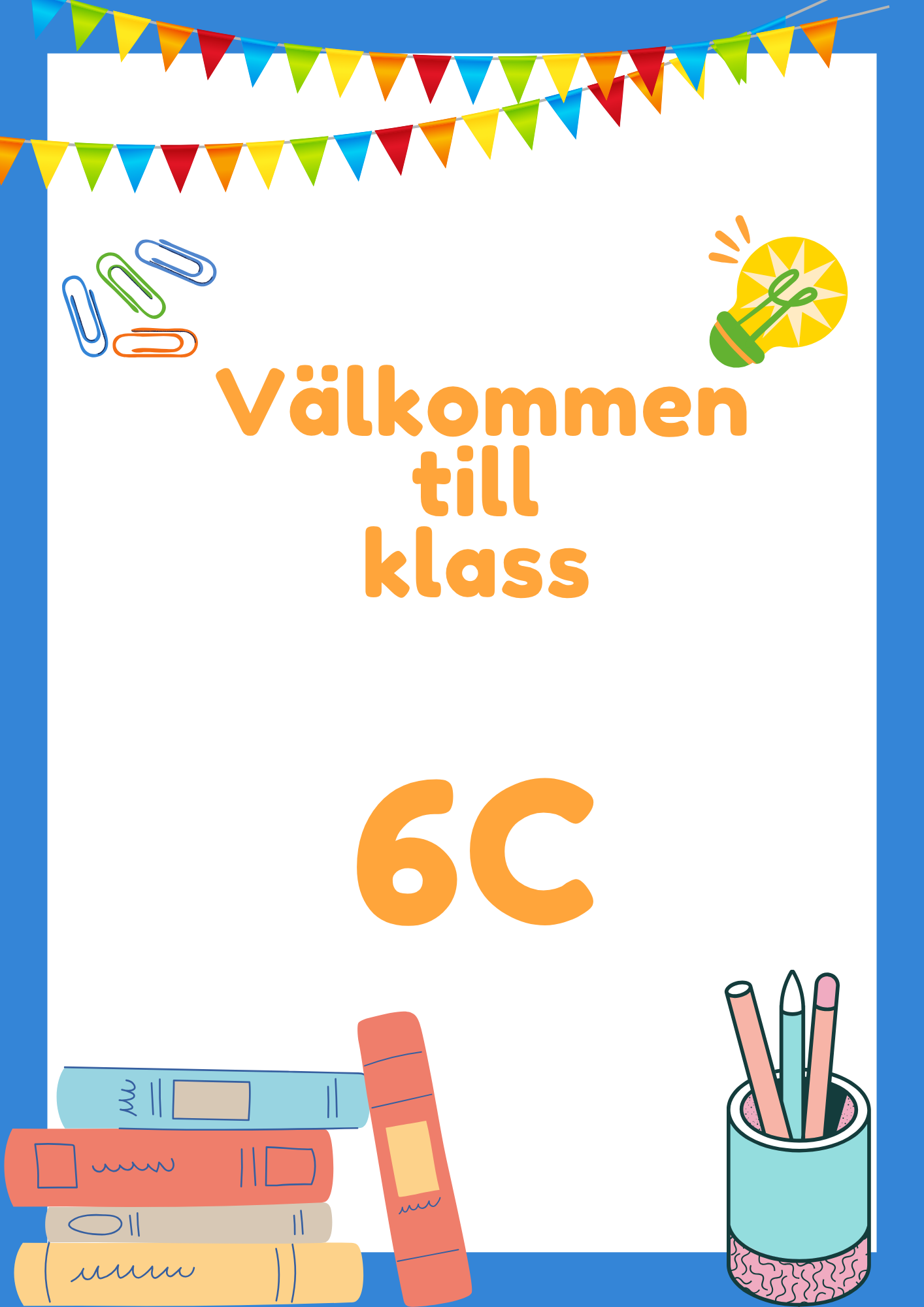 Klassrumsskyltar - F till Åk 6